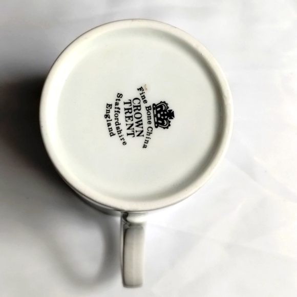 Crown Trent Fine Bone China Staffordshire England Gold Plated Rim Horses & Angel - Picture 9 of 9